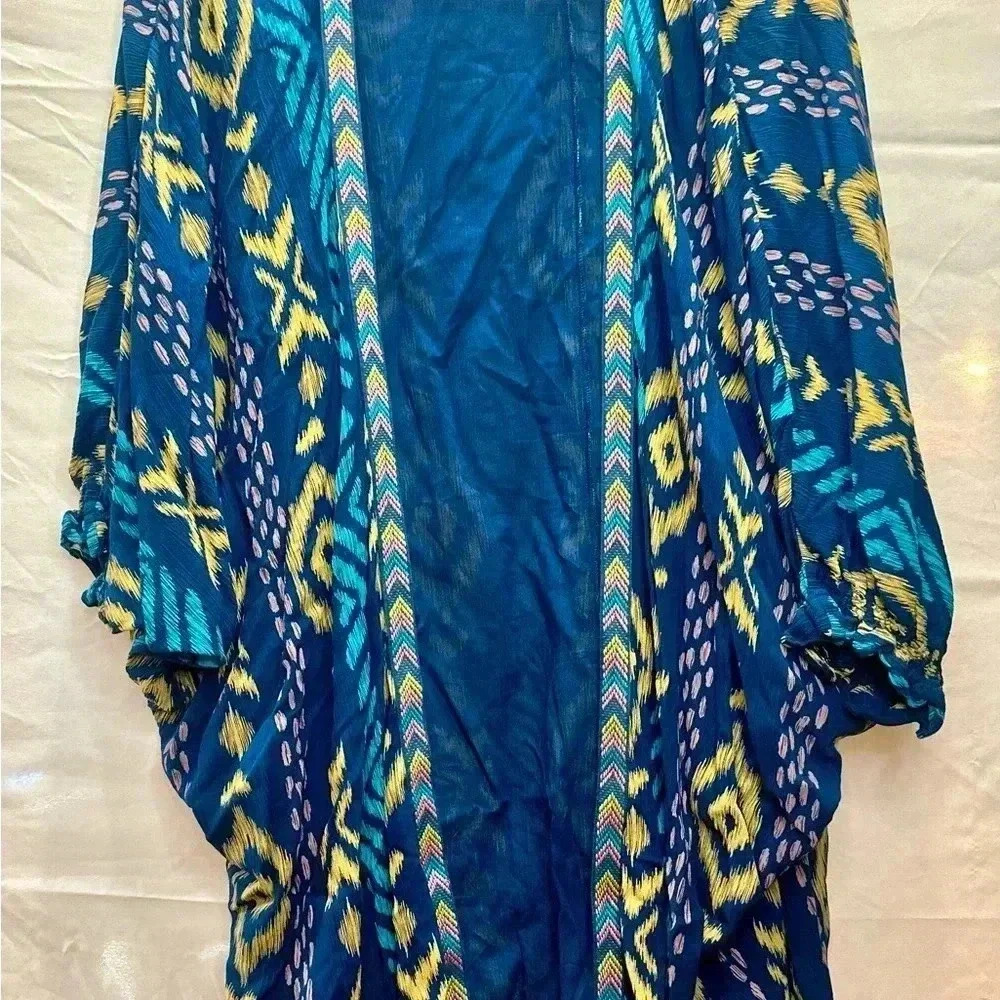 Colorful Patterned Kimono